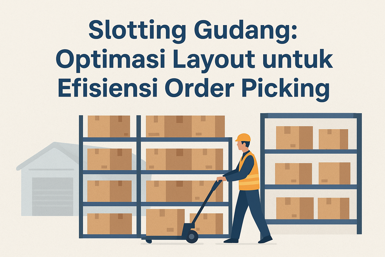 Slotting gudang untuk optimasi layout dan order picking agar proses penyimpanan serta pengambilan barang lebih efisien